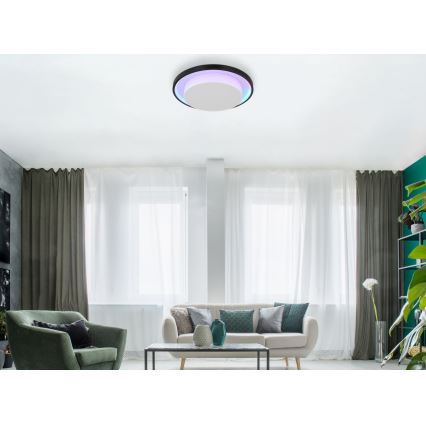Globo - Ρυθμιζόμενο φωτιστικό οροφής LED RGBW LED/21W/230V 2700-6500K με τηλεχειριστήριο