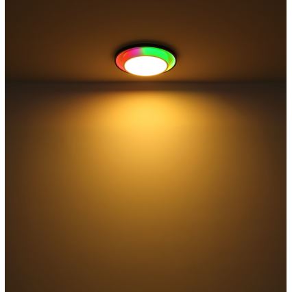 Globo - Ρυθμιζόμενο φωτιστικό οροφής LED RGBW LED/21W/230V 2700-6500K με τηλεχειριστήριο