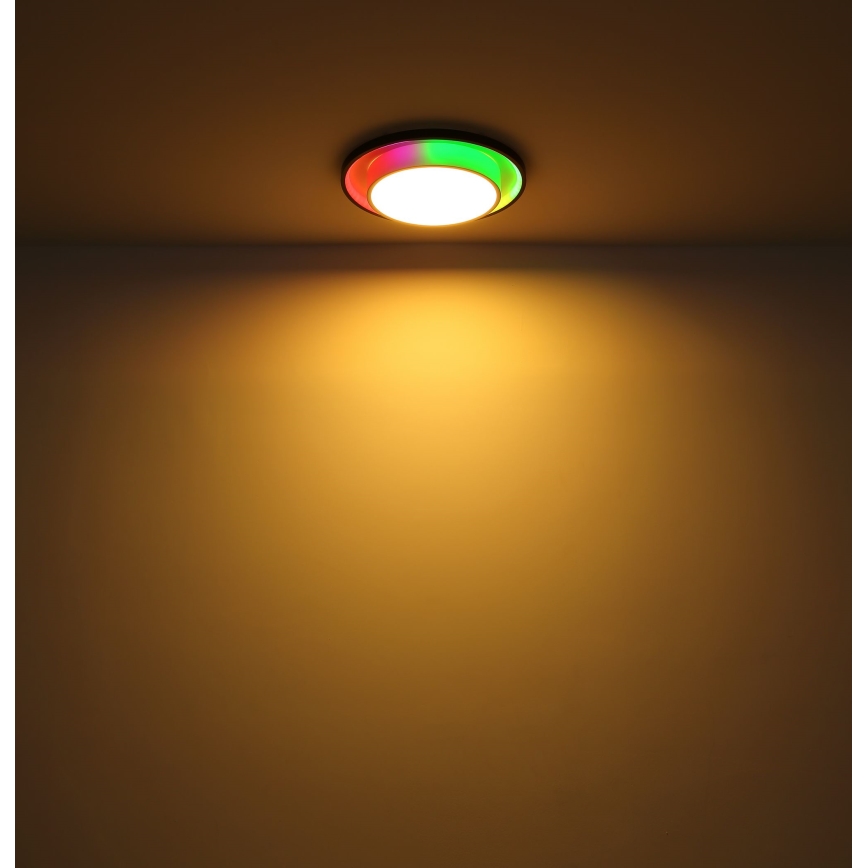 Globo - Ρυθμιζόμενο φωτιστικό οροφής LED RGBW LED/21W/230V 2700-6500K με τηλεχειριστήριο