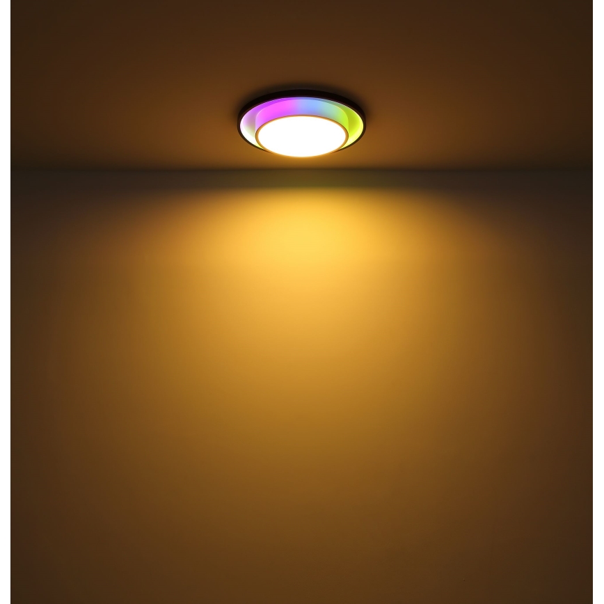 Globo - Ρυθμιζόμενο φωτιστικό οροφής LED RGBW LED/21W/230V 2700-6500K με τηλεχειριστήριο