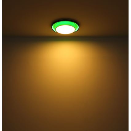 Globo - Ρυθμιζόμενο φωτιστικό οροφής LED RGBW LED/21W/230V 2700-6500K με τηλεχειριστήριο