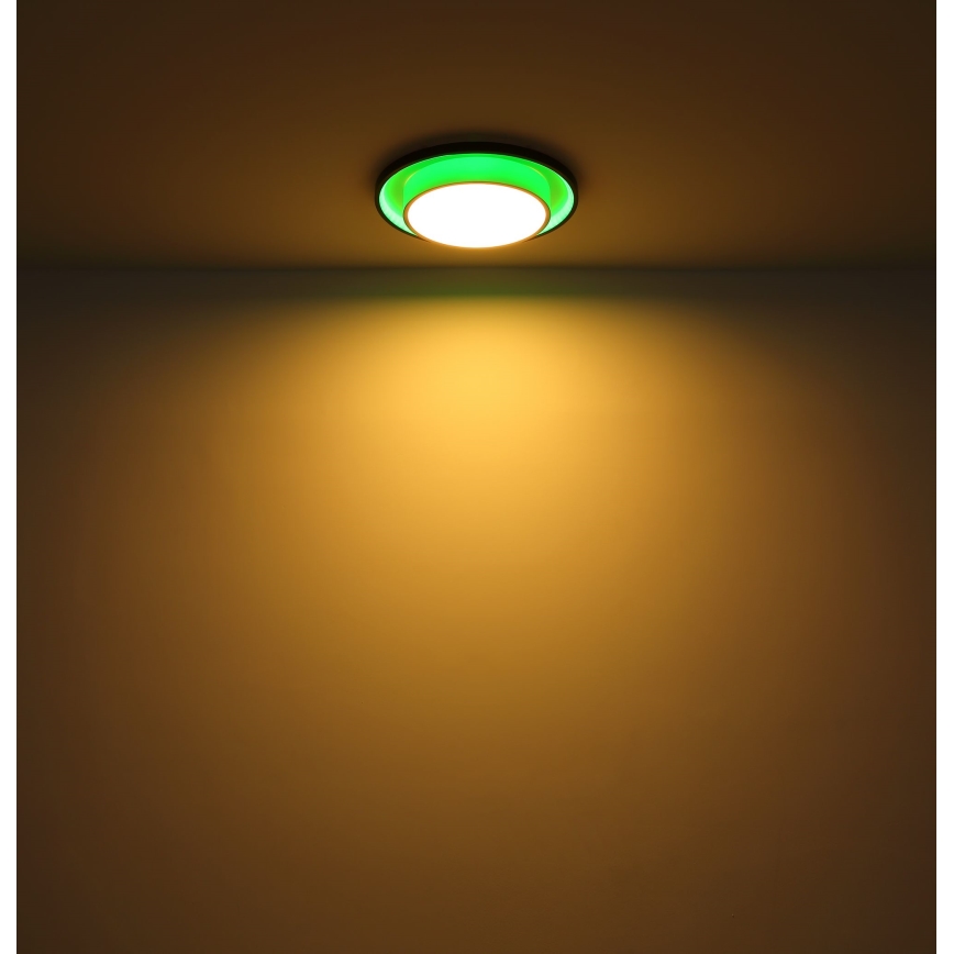 Globo - Ρυθμιζόμενο φωτιστικό οροφής LED RGBW LED/21W/230V 2700-6500K με τηλεχειριστήριο