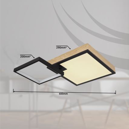 Globo - LED RGBW Φωτιστικό dimming LED/21W/230V + LED/3W 2700-6500K + τηλεχειριστήριο