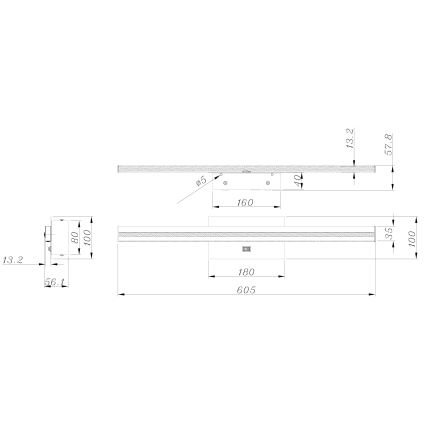 Globo - LED Επιτοίχιο φωτιστικό μπάνιου LED/18W/230V IP44