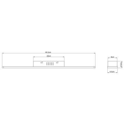 Globo - LED Φωτιστικό οροφής μπάνιου LED/12W/230V IP44