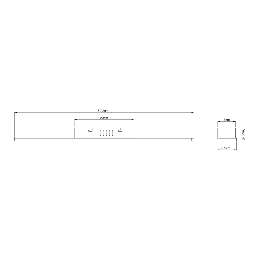 Globo - LED Φωτιστικό οροφής μπάνιου LED/12W/230V IP44