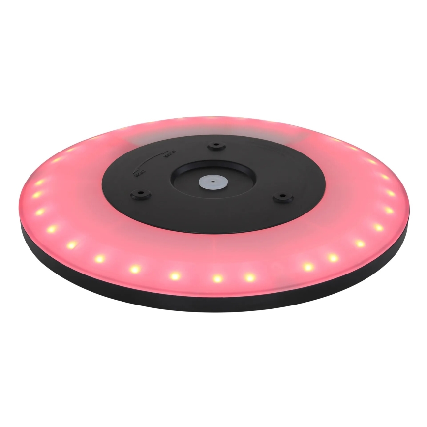 Globo - LED RGB Φωτιστικό οροφής μπάνιου dimming LED/18W/230V 3000-6000K + τηλεχειριστήριο IP44 μαύρο