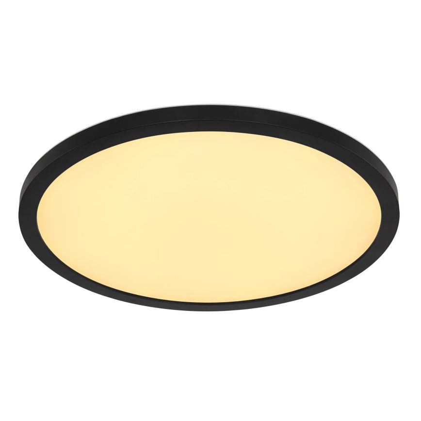 Globo - LED RGB Φωτιστικό οροφής μπάνιου dimming LED/18W/230V 3000-6000K + τηλεχειριστήριο IP44 μαύρο