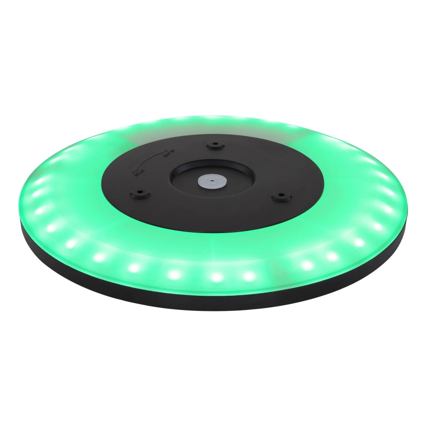 Globo - LED RGB Φωτιστικό οροφής μπάνιου dimming LED/18W/230V 3000-6000K + τηλεχειριστήριο IP44 μαύρο
