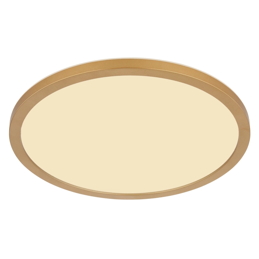 Globo - Φωτιστικό οροφής μπάνιου dimming LED LED/18W/230V 3000K IP44 διάμετρος 29,4 cm ορείχαλκος