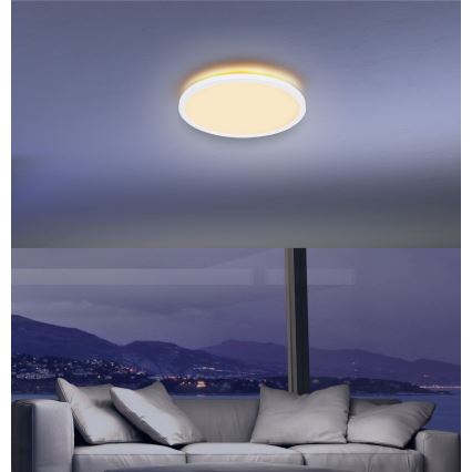 Globo - Φωτιστικό οροφής μπάνιου dimming LED LED/18W/230V διάμετρος 29,4 cm IP44 λευκό