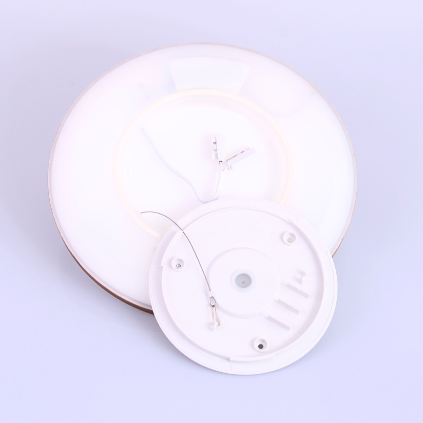 Globo - Φωτιστικό οροφής μπάνιου dimming LED LED/18W/230V διάμετρος 29,4 cm IP44 καφέ