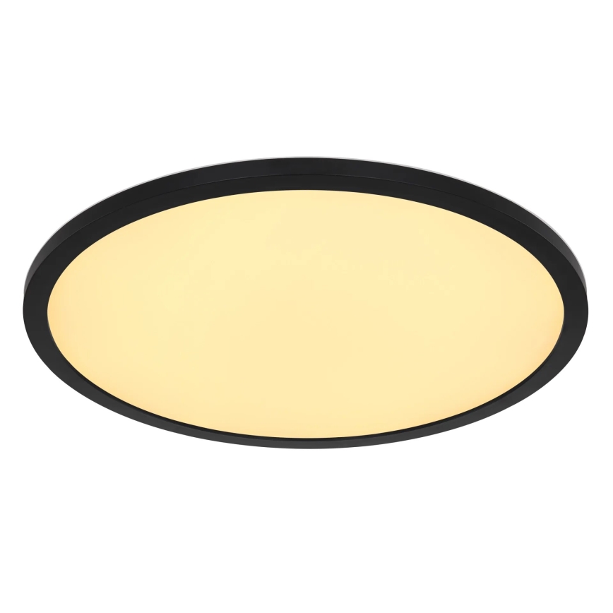 Globo - LED RGB Φωτιστικό οροφής μπάνιου dimming LED/21W/230V 3000-6000K + τηλεχειριστήριο IP44 μαύρο