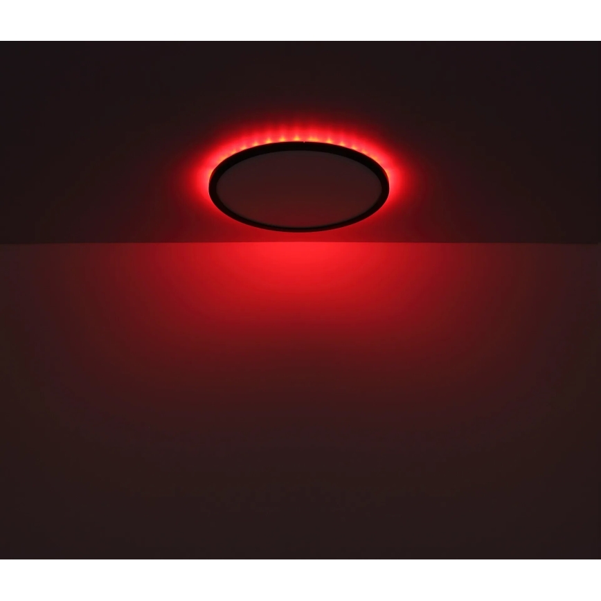 Globo - LED RGB Φωτιστικό οροφής μπάνιου dimming LED/21W/230V 3000-6000K + τηλεχειριστήριο IP44 μαύρο