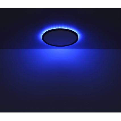 Globo - LED RGB Φωτιστικό οροφής μπάνιου dimming LED/21W/230V 3000-6000K + τηλεχειριστήριο IP44 μαύρο