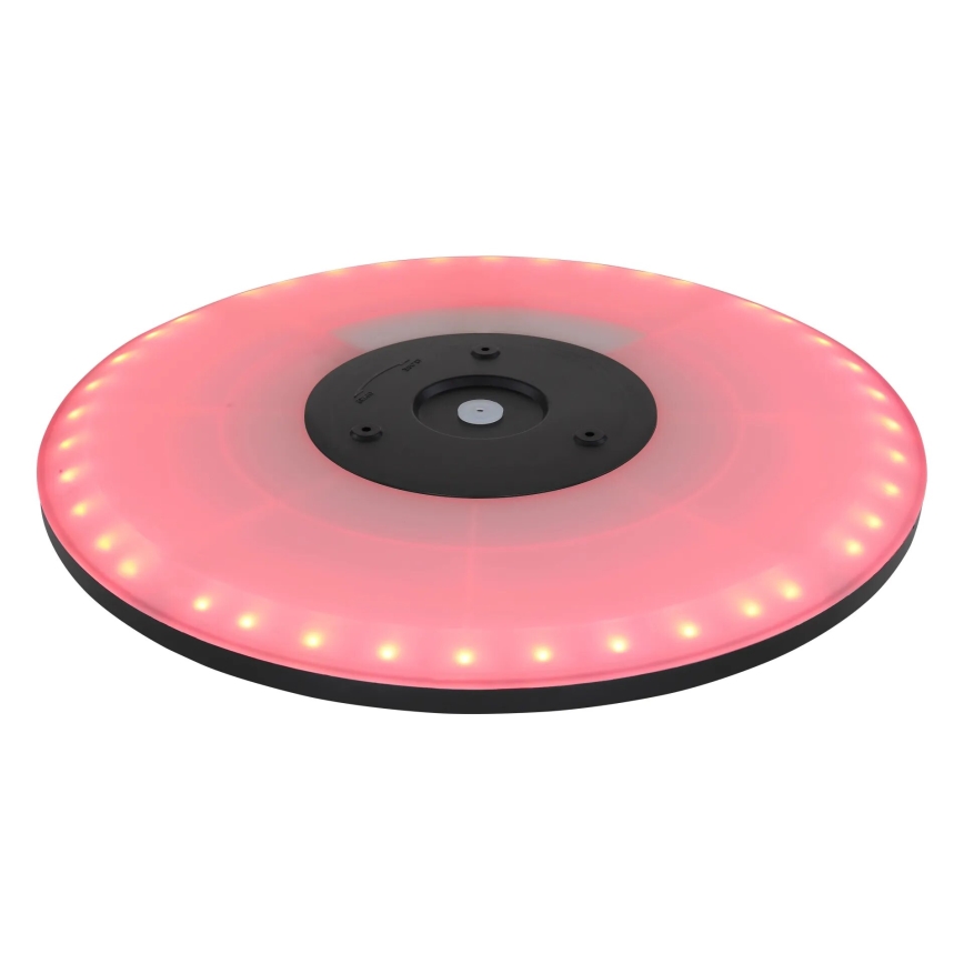 Globo - LED RGB Φωτιστικό οροφής μπάνιου dimming LED/21W/230V 3000-6000K + τηλεχειριστήριο IP44 μαύρο
