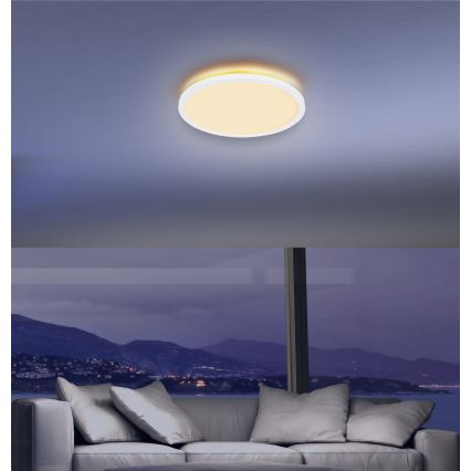 Globo - Φωτιστικό οροφής μπάνιου dimming LED LED/24W/230V διάμετρος 42 cm IP44 λευκό