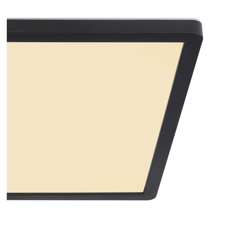 Globo - Φωτιστικό οροφής μπάνιου dimming LED LED/18W/230V 29,4x29,4 cm IP44 μαύρο