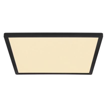 Globo - LED Ρυθμιζόμενο φωτιστικό οροφής μπάνιου LED/24W/230V 42x42 cm IP44 μαύρο