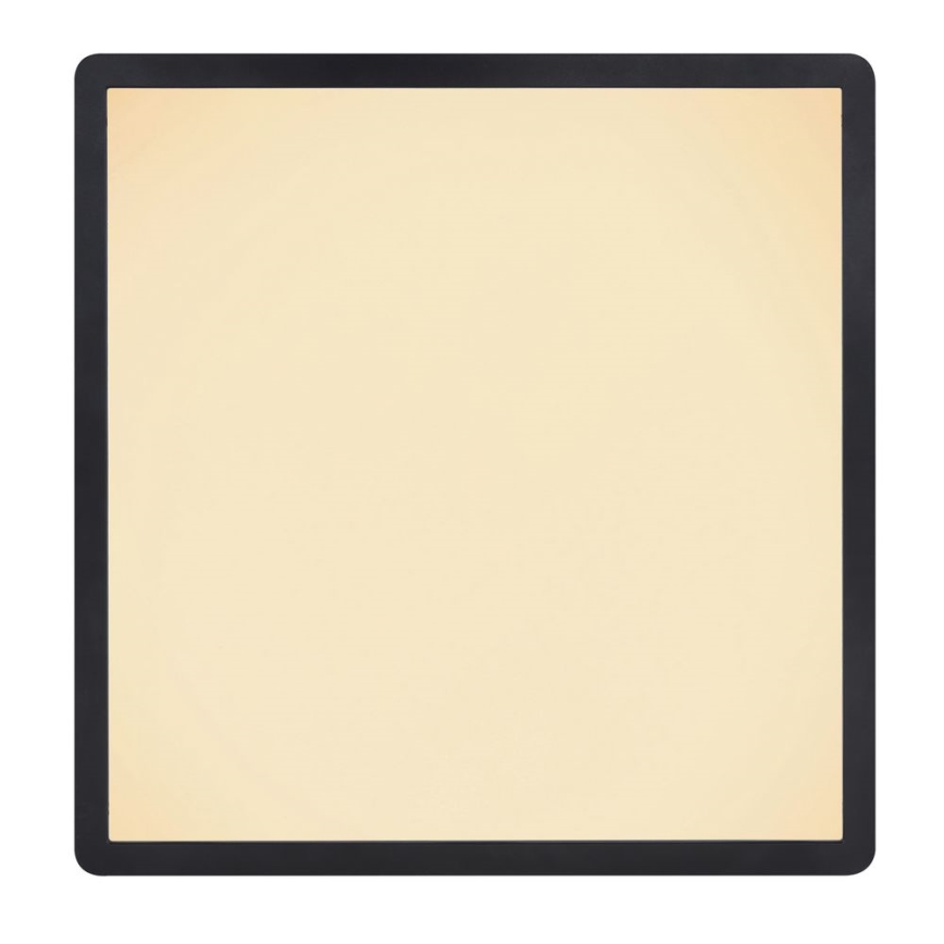 Globo - LED Ρυθμιζόμενο φωτιστικό οροφής μπάνιου LED/24W/230V 42x42 cm IP44 μαύρο