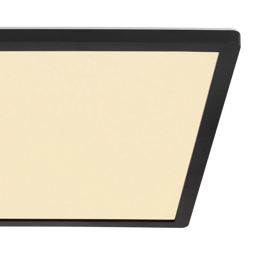 Globo - LED Ρυθμιζόμενο φωτιστικό οροφής μπάνιου LED/24W/230V 42x42 cm IP44 μαύρο