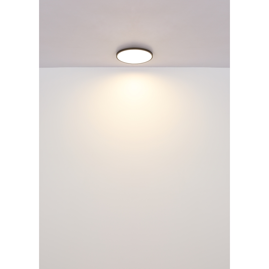 Globo - Φωτιστικό οροφής LED LED/15W/230V 4000K διάμετρος 23 cm μαύρο