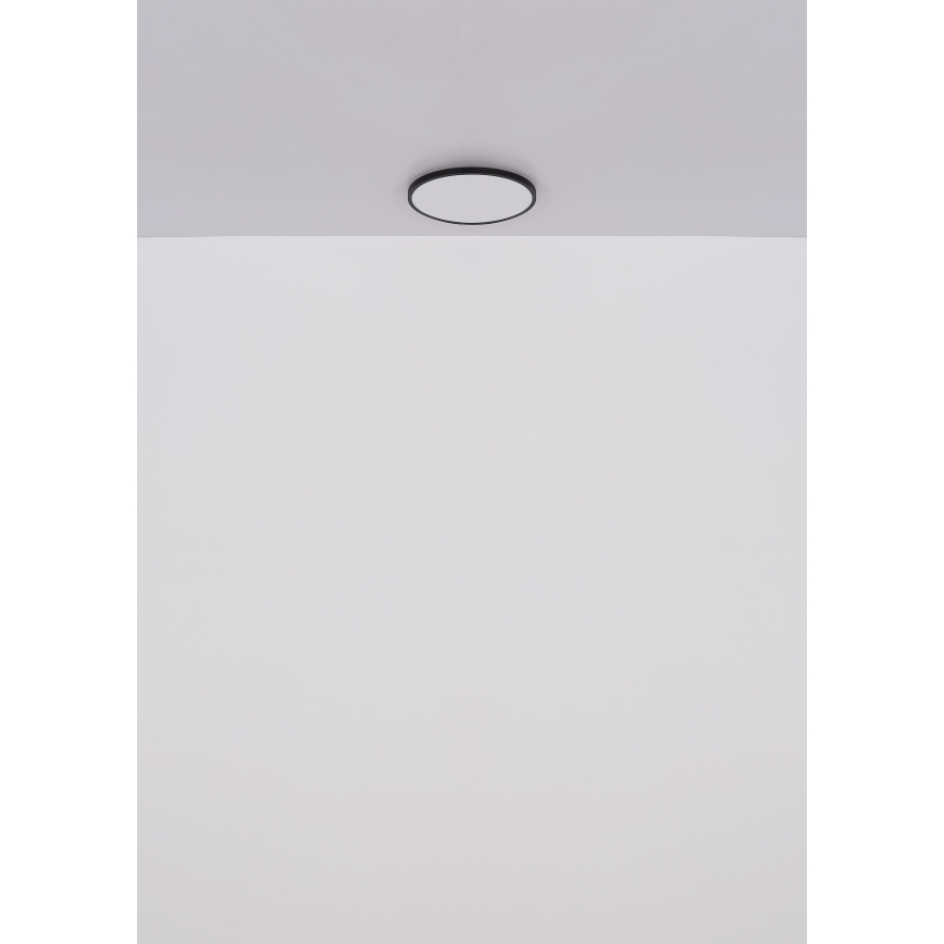 Globo - Φωτιστικό οροφής LED LED/15W/230V 4000K διάμετρος 23 cm μαύρο