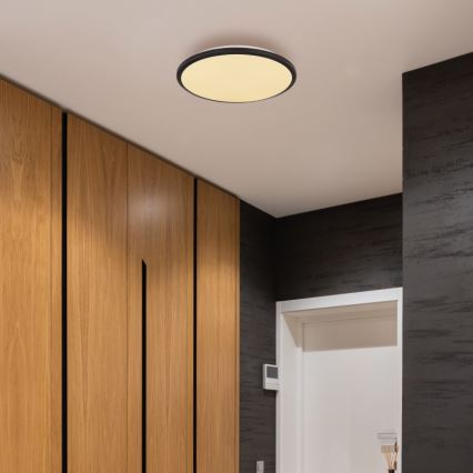 Globo - Φωτιστικό οροφής LED LED/18W/230V 3000K διάμετρος 35 cm μαύρο