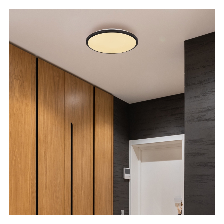 Globo - Φωτιστικό οροφής LED LED/18W/230V 3000K διάμετρος 35 cm μαύρο