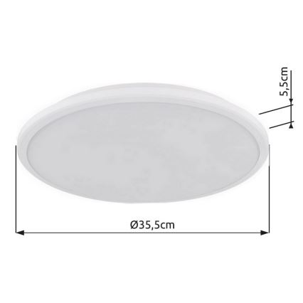 Globo - Φωτιστικό οροφής LED LED/18W/230V 3000K διάμετρος 35 cm λευκό