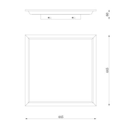 Globo - Φωτιστικό οροφής LED LED/24W/230V