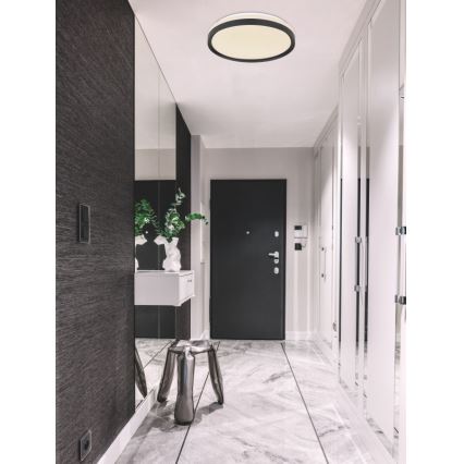 Globo - LED Ρυθμιζόμενο Φωτιστικό Οροφής LED/18W/230V με Τηλεχειριστήριο