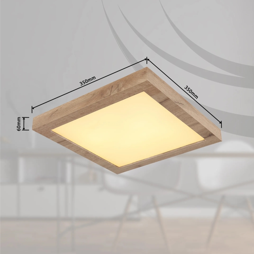 Globo - Φωτιστικό οροφής LED LED/16W/230V καφέ