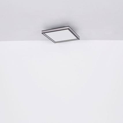 Globo - LED Οροφωτιστικό LED/12W/230V 30x30 cm μαύρο/λευκό