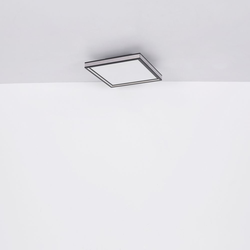 Globo - LED Οροφωτιστικό LED/12W/230V 30x30 cm μαύρο/λευκό