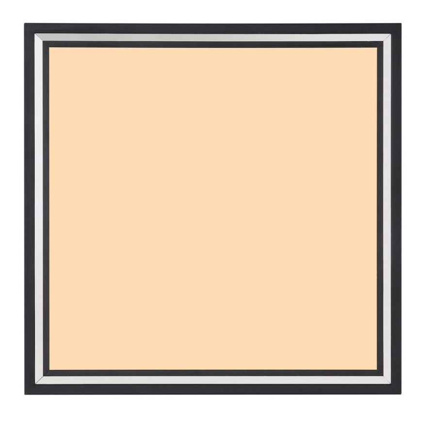 Globo - LED Οροφωτιστικό LED/12W/230V 30x30 cm μαύρο/λευκό