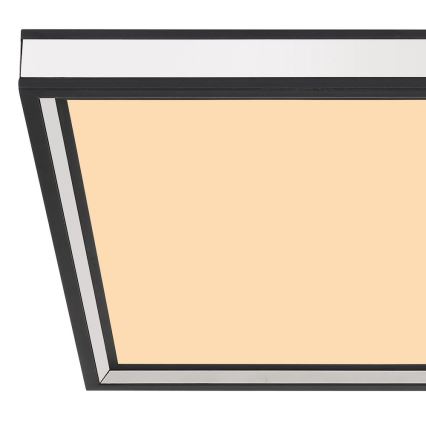 Globo - LED Οροφωτιστικό LED/12W/230V 30x30 cm μαύρο/λευκό