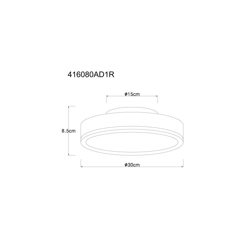 Globo - Φωτιστικό οροφής LED LED/12W/230V 3000K διάμετρος 30 cm
