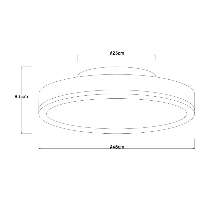 Globo - Ρυθμιζόμενο φωτιστικό οροφής LED/24W/230V 2700-6500K διάμ. 45 cm + τηλεχειριστήριο