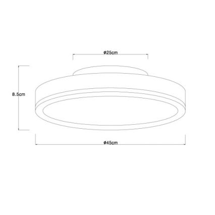 Globo - Φωτιστικό οροφής LED LED/24W/230V 3000K διάμετρος 45 cm