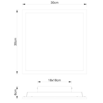 Globo - Φως οροφής LED LED/12W/230V