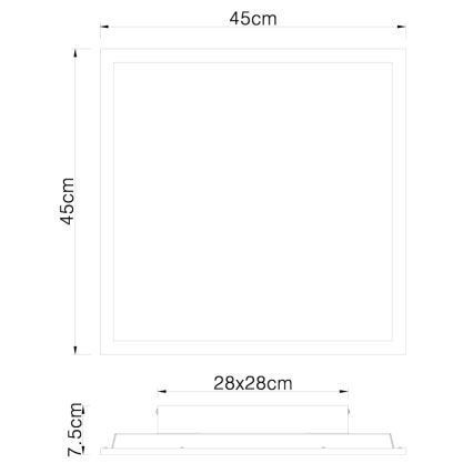 Globo - Φως οροφής LED LED/24W/230V