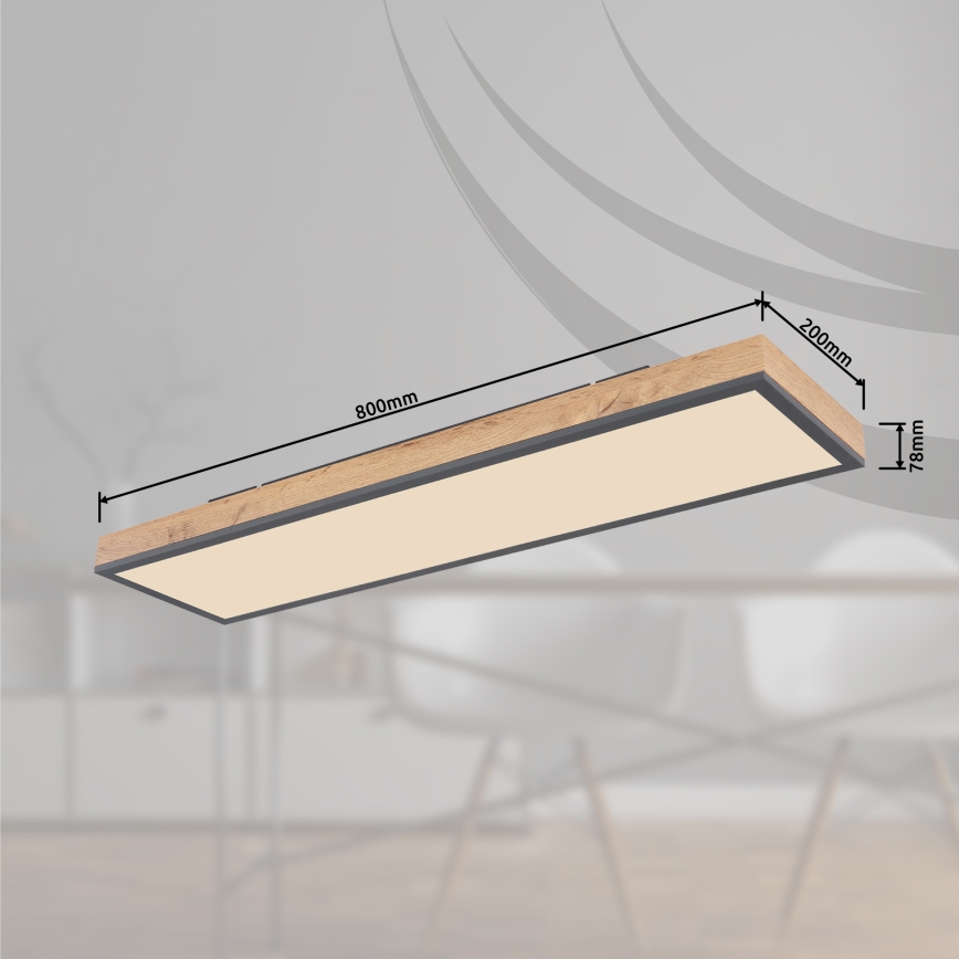 Globo - LED Dimmable φωτιστικό οροφής LED/24W/230V 2700-6500K + τηλεχειριστήριο