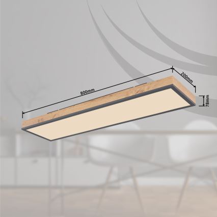 Globo - LED Dimmable φωτιστικό οροφής LED/24W/230V 2700-6500K + τηλεχειριστήριο
