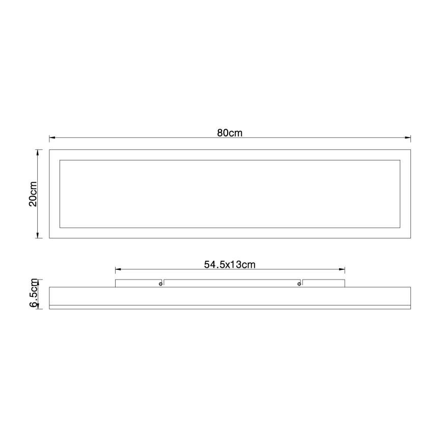 Globo - LED Φωτιστικό οροφής LED/24W/230V