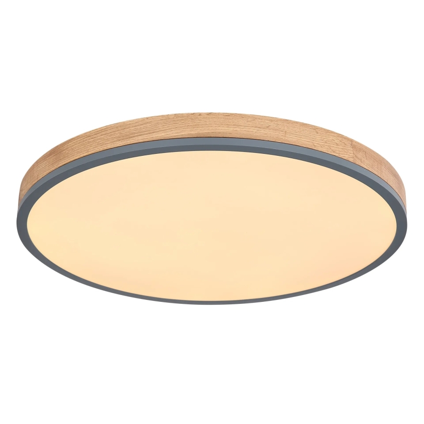 Globo - LED Dimmable φωτιστικό οροφής LED/40W/230V 2700-6500K διάμετρος 60 cm + τηλεχειριστήριο καφέ/γκρι
