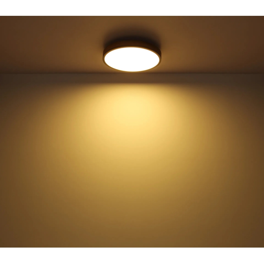 Globo - LED Dimmable φωτιστικό οροφής LED/40W/230V 2700-6500K διάμετρος 60 cm + τηλεχειριστήριο καφέ/γκρι