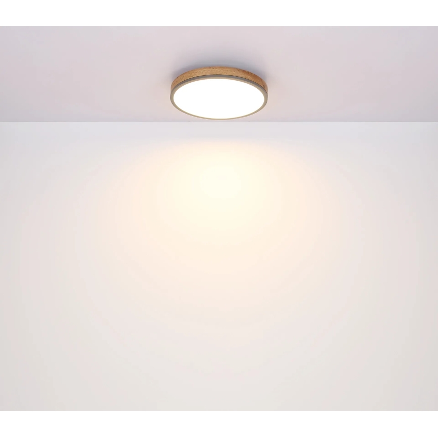 Globo - LED Dimmable φωτιστικό οροφής LED/40W/230V 2700-6500K διάμετρος 60 cm + τηλεχειριστήριο καφέ/γκρι