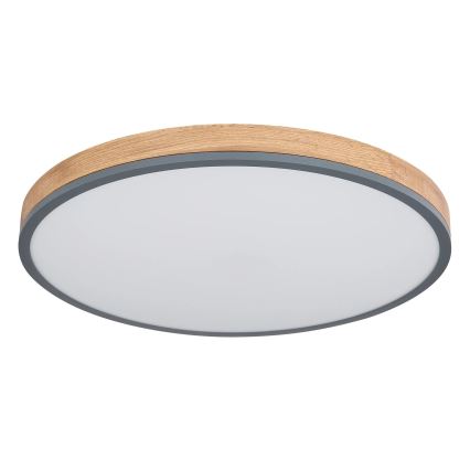 Globo - LED Dimmable φωτιστικό οροφής LED/40W/230V 2700-6500K διάμετρος 60 cm + τηλεχειριστήριο καφέ/γκρι