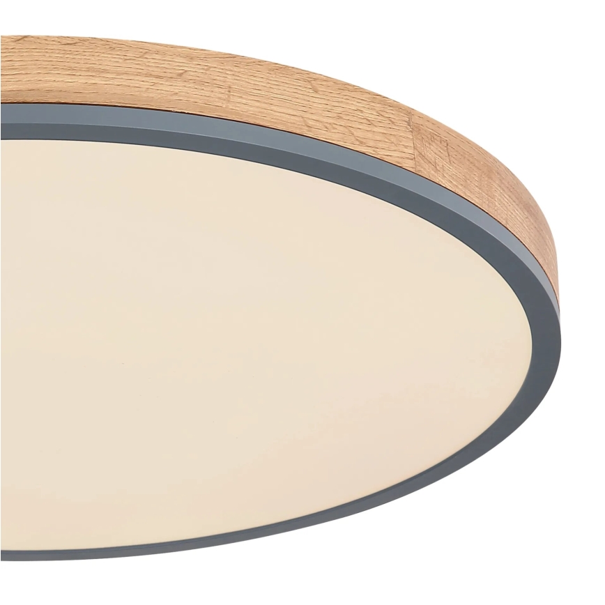 Globo - LED Dimmable φωτιστικό οροφής LED/40W/230V 2700-6500K διάμετρος 60 cm + τηλεχειριστήριο καφέ/γκρι